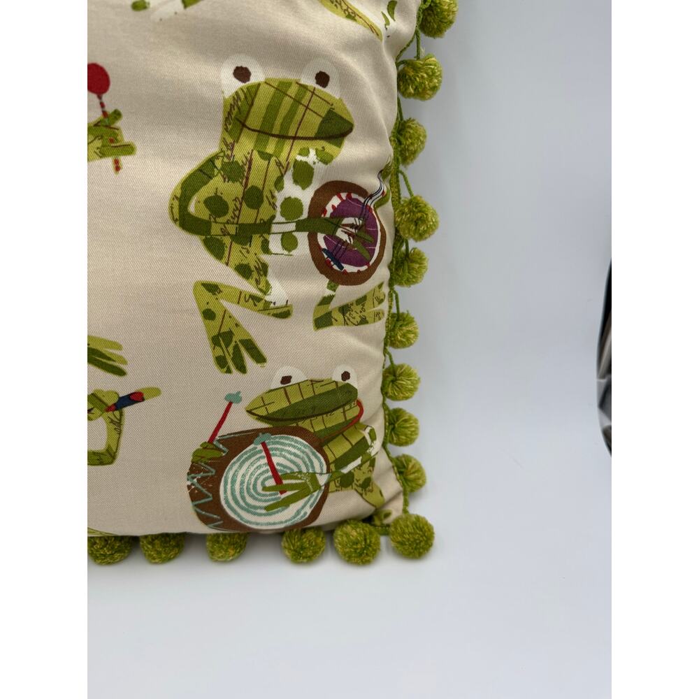 Freddie Rocker Handmade Pom Pom Pillow - Picture 6 of 7